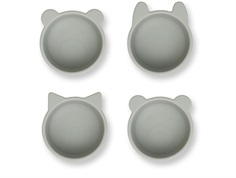 Liewood dove blue bowls Malene silicone (4-pack)